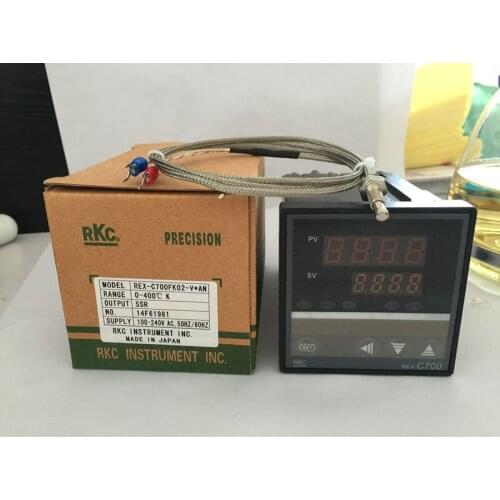 AC100-240V Temperature Controller RKC REX-C700 Thermocouple/PT100 Input SSR Output 72*72mm