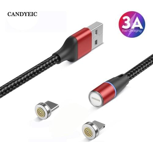 CANDYEIC USB C Magnetic adapter for Samsung Galaxy C7 (2017) C10 Data Charging Cable magnetic mobile phone charger