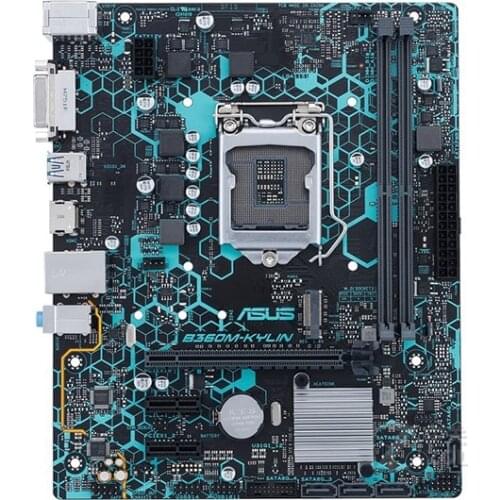 ASUS B360M-KYLIN Desktop Intel B360 Motherboard LGA 1151 DDR4 RAM 32GB PCI-E 3.0 USB3.1support Core i7i5i3 CPUS Micro ATX