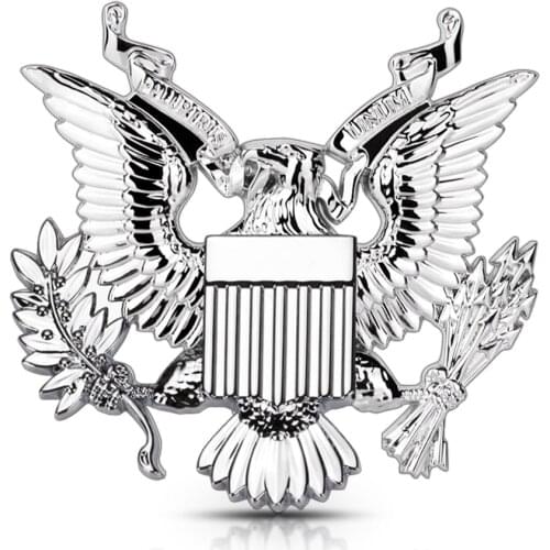 U.S. President Badge Car Sticker 3D Metal Automobile Emblem Fuel Tank Trunk Decor Tailgate Motorcycle Accessories Styling