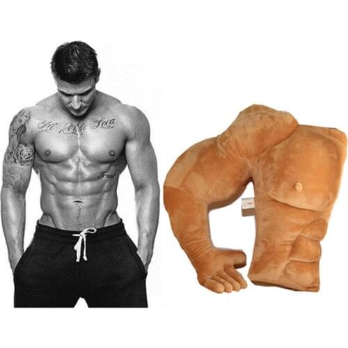 Muscular men pillow boyfriend arm pillow super large pillow cushions pillow girlfriend birthday gift graduation gift