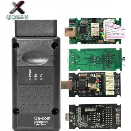 OPCOM V1.99 V1.95 V1.78 V1.70 V1.65 V1.59 OBD2 CAN-BUS Code Reader For Opel OP COM OP-COM obd2 Diagnostic PIC18F458 FTDI Chip
