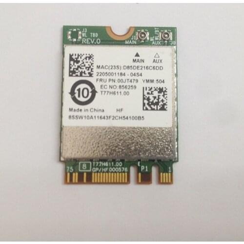 SSEA Wholesale New for Broadcom BCM94356ZAE NGFF 802.11AC 867Mbps WIFI Bluetooth 4.1 Wireless Card for Lenovo Thinkpad 00JT479