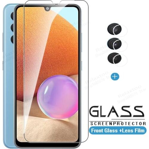 Samsun A32 Tempered Glass Film Camera Lens Screen Protector for Samsung Galaxy A32 A 32 32A Safety Phone Protective Glass Films
