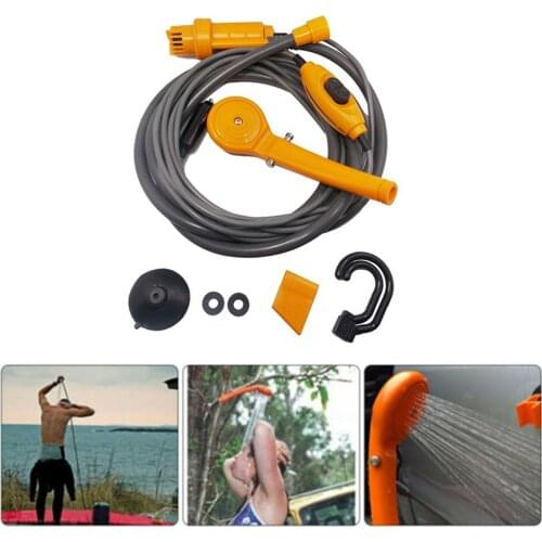 1 Set Outdoor Car Shower Rain Shower Car Motorcycle Car Washer Portable Outdoor Handheld Camping Shower