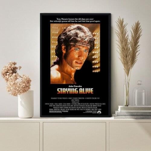 Staying Alive Movie Poster Canvas Print Wall Painting Home Decoration ( No Frame )