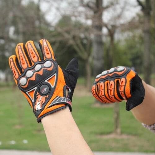 PRO-BIKER Motorcycle Gloves Moto Racing Motorbike Motocross Motor Riding cycling bicycle glvoes Black Red Blue Orange MCS-23