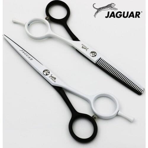 5.5 inch Professional Hairdressing scissors set Cutting+Thinning Barber shears High quality Personality Black and White styles
