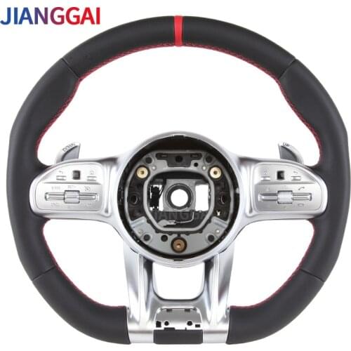 100% Leather High Quality Steering Wheel Fit For AMG All Series 2010-2018 Model