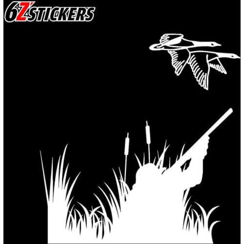 Sixsub 1pcs Goose Hunting Hunter Personalized 40x35CM 3D Car Styling Sticker Funny Car Stickers and Decals