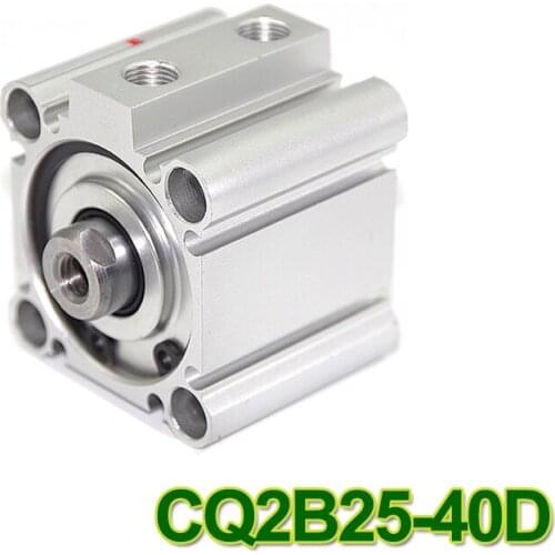 SMC Type CQ2B series CQ2B25-40D 25mm bore 40mm stroke Double Action single rod thin Pneumatic Compact Cylinder high quality