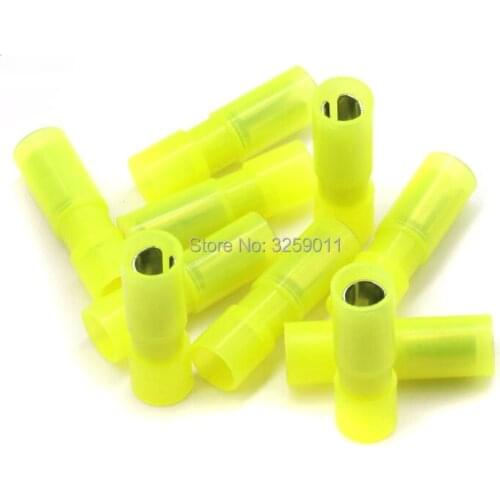 50PCS Butt Connector Crimp Terminal Male Female Full-Insulating Joint Nylon 12-10 AWG FRFNY / MPFNY 5.5-195 yellow