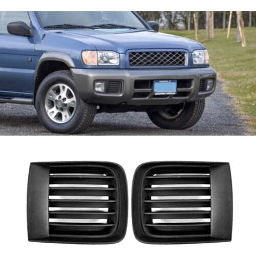 1 Pair Plastic Car Grille 62257-2W100/62256-2W100 Replaement for 1999-2004 Pathfinder R50