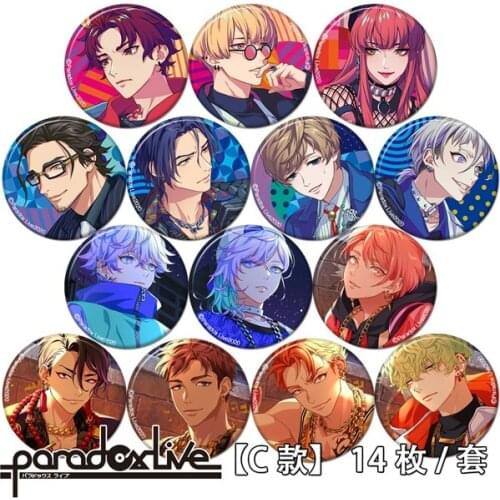 1pc 58mm Anime badge Paradox Live Allen Sugasano Acrylic Buttons on Backpack Brooch