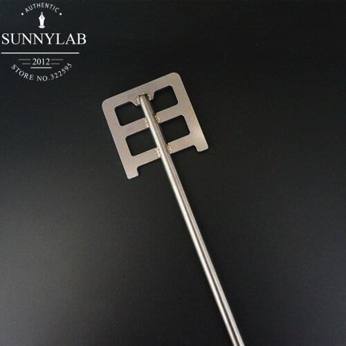 1pcs lab stainless steel anchor type blade paddle leaf-width 60mm 80mm impeller stirring blade with rod for sitrrer