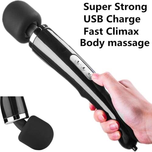 30 Speed Huge Sex Product Powerful AV Vibrators Recharge Magic Wand Massager Clitoris Stimulate Body Massage Sex Toy For Women