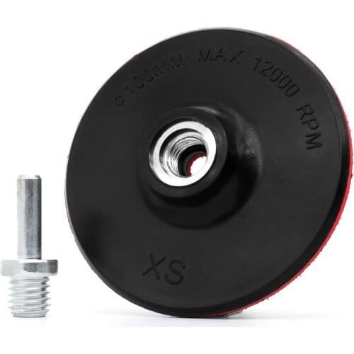 4 Inch Backing Pad Wheel m14 100mm Polishing Plate Adhesive Backed Hook For Electric Drill Car Polish Grinder