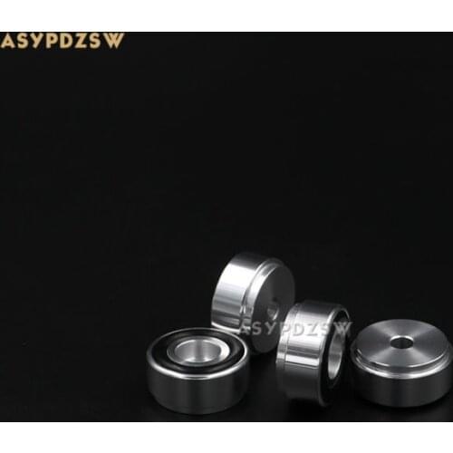 4 PCS HIFI Aluminium Silver 20*10 Computer / stereo / amplifier Machine feet