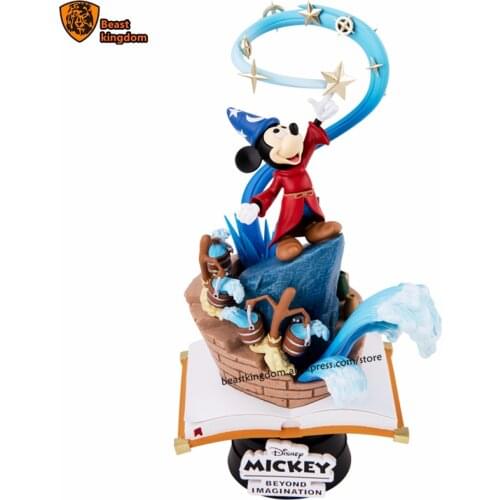 Beast kingdom Disney Mickey Mouse The sorcerers apprentice Garage Kits Model Kits Collection Gift Toy