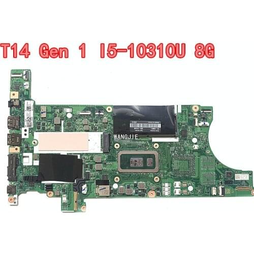 For Lenovo ThinkPad T14 Gen 1 motherboard T15 i5-10310U 8G 5B20Z45983 GT4A0/GT5A1/GP4A0/GP5A1/GT4A2 NM-C931 100% working
