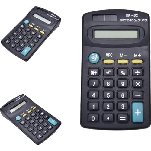 Pocket Mini 8 Digit Electronic Calculator Battery Powered School Office Company