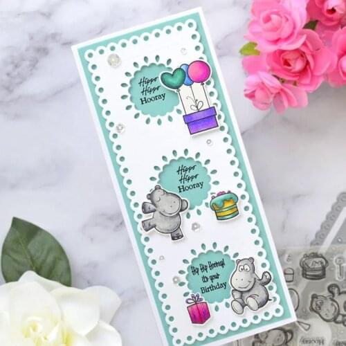 Circular Rectangular Slimline Frame 3 Circles Metal Cutting Dies Scrapbooking Album Paper Diy Cards Crafts New Embossing Dies