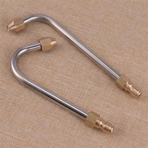 LETAOSK 1/4 Inch Quick Connect 90 Degree U-shaped Washer Gutter Cleaner Lance Wand Elbow Rod Kit Attachment