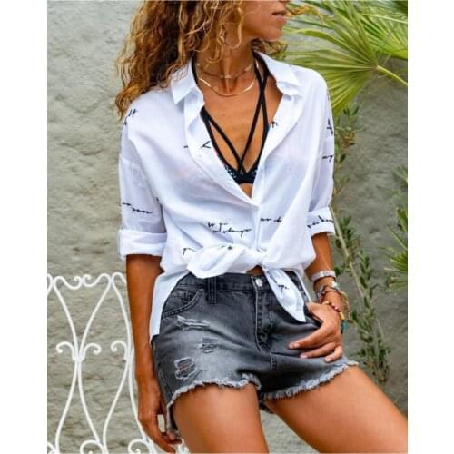 Женские хлопковые рубашки Mor Butik China At AliExpress