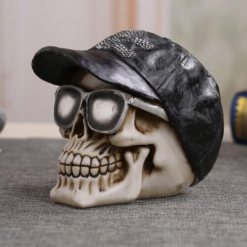 MRZOOT Resin Craft Home Decorations Skeleton Skull Model Punk Style Decoration Personalized Ornaments Fashion Decor