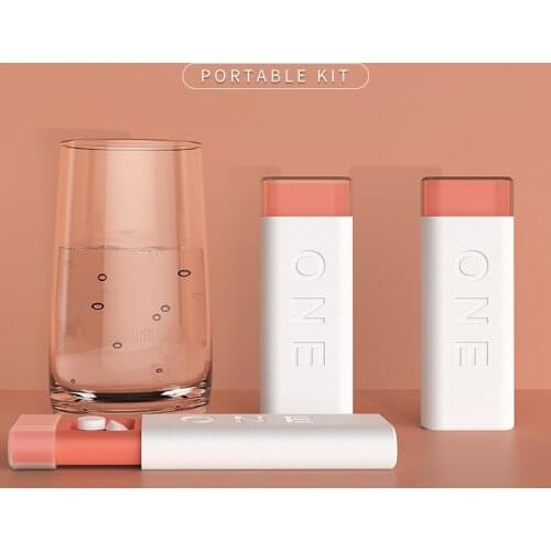 Small medicine box portable morning, middle and evening portable box sub medicine box chewing gum bottle box sealed sub packing