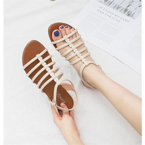 Kalsooni 2021 NEW Women Flat Sandals Comfortable Beach Shoes
