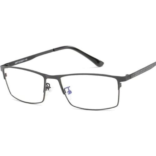 NYWOOH Blue Light Glasses Frame Men Computer Gaming Goggles Eyeglasses Male Business Essential Full-frame Metal Eye Glasses