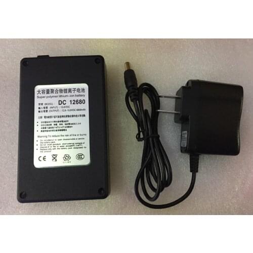 MasterFire DC 12V 6800mah Super Capacity Rechargeable Lithium-ion Battery Pack For Wireless Transmitters CCTV Camera DC 12680