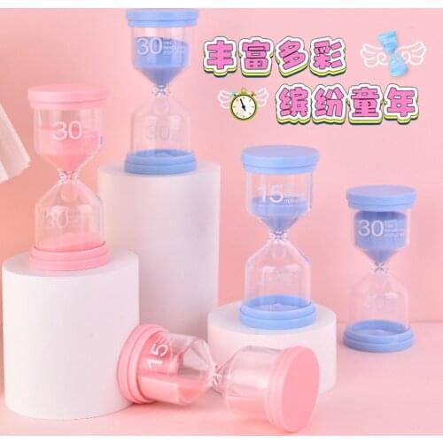 15/30 Minutes Sand Watch Hourglass Sandglass Sand Cook Clock Children Gift Sand Timer Home Decoration