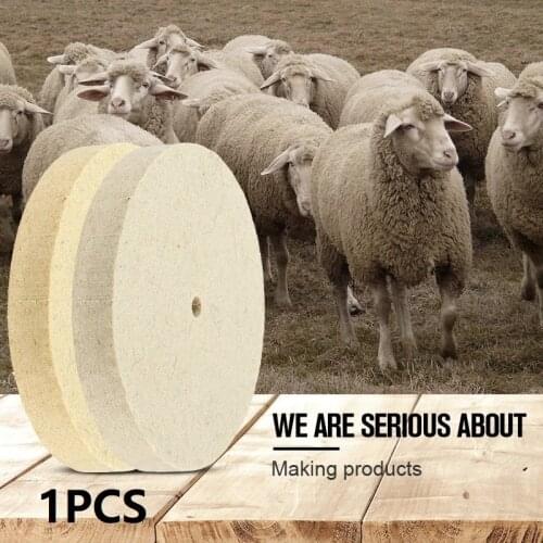 150mm Wool Felt Polishing Buffing Wheel Gold Silver Jewelry Mirror Surface Polishing For Buffers Polishers Grinders