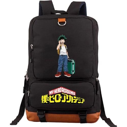 Teenager Anime Boku No Hero Academia Backpack Student Boy Girl Sans Katsuki Tsuyu Mashirao Mochila My Hero Academia School Bag