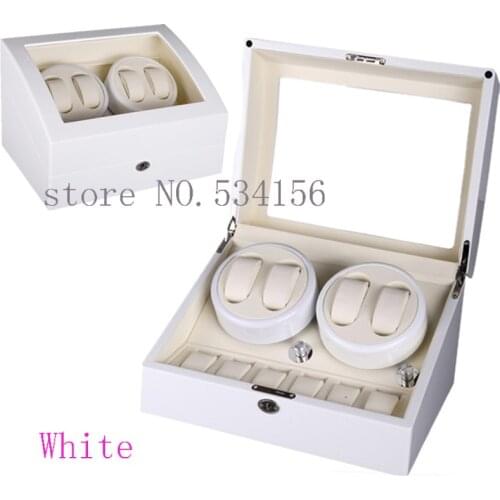 NEW 4+6 watch electric motor box automatic chain shake mechanical shaking device watch winder Watch box