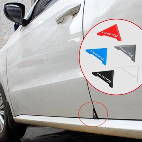 Pcs/set Silicone Car Door Corner Cover Bumper Crash Scratch Protector Anti-Scratch Protection Auto Car for Hyundai Tucson