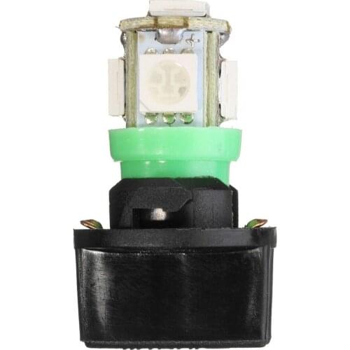 10pcs Green T10 194 LED Bulbs Instrument Panel Gauge Cluster Dash Light Sockets Car Gauge Speed Dash Bulb Car Accessories