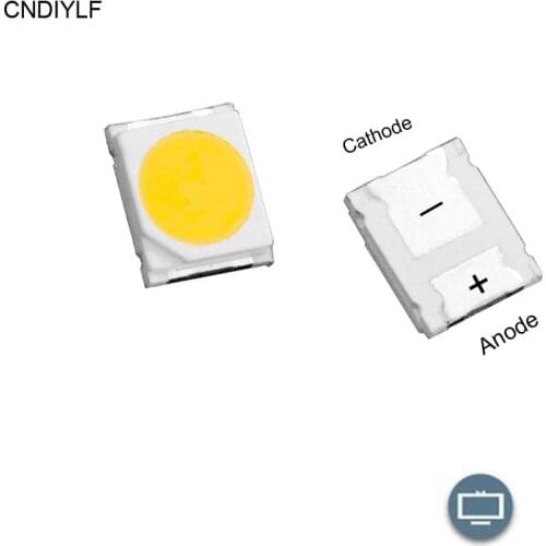 100PCS LED Backlight 1210 3528 2835 1W 100LM Cool white LCD Backlight for TV Application