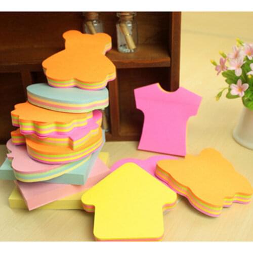 100 Pages Multicolor Sticky Notes Cute Love Memo Pads Sticker Memo Pad Bookmark Marker Flags Planner Briefpapier