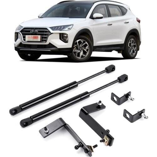 2Pcs Gas Charged Front Hood Bonnet Lift Supports Struts Springs Shocks Damper Props Fit For Hyundai Tucson 2019-2021