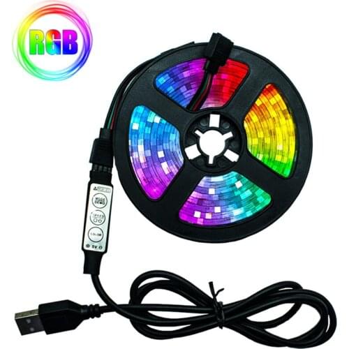 2021 LED light with soft light belt RGB 2835 tape diode 1-5M DC 12V remote bluetooth 5z
