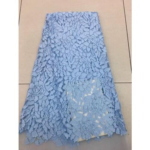 2021 High Quality African Beaded Lace Fabric French Net Embroidery Nigerian Tulle Lace Fabric Wedding Dress RF400A