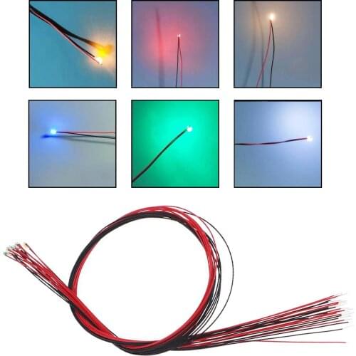 30x Miniature Lamp Lawn Light Model Lights Miniature Scenery Decoration