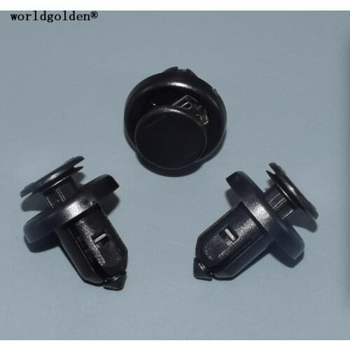 Worldgolden 100pcs auto fasteners Push-Type Retainer for Honda#91505-S9A-003(91505S9A003)