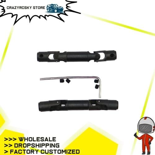 RCAWD Center CVD Drive Shaft For WPL Henglong B1 B14 B16 C14 C24 B24 B26 JJRC Q61 Q60 4x4 6x6 Military Truck&Crawler WPL1611