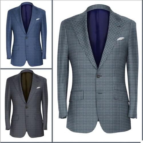 Business Check Tuxedos Handsome High Quality Plaid Suits Wedding Party Prom Groom Jacket Blazer 1 Piece
