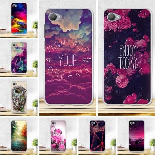 For Fundas HTC Desire 12 Case 5.5 inch Soft TPU Ultra Thin Silicone Back Cover for HTC Desire 12 Cell Phone Cover Life Printing