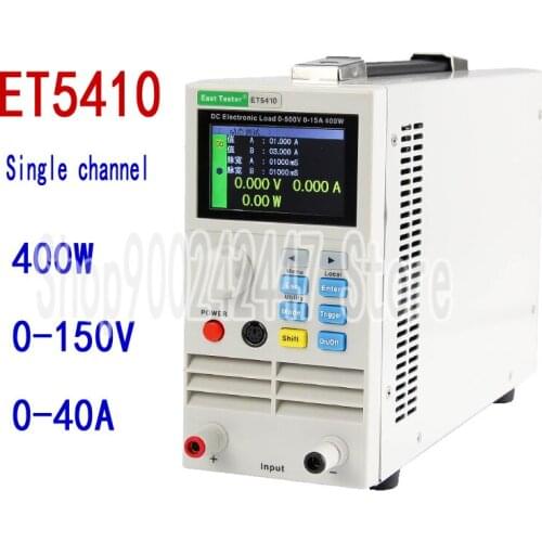 ET5410 Professional programmable 150V 40A 400W DC electrical load Digital Control DC Load Electronic Battery Tester